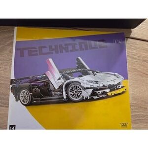 XiaoRuiPin Technique 1:14 Supercar Building Block Set 1337 Pcs Racing Car Model